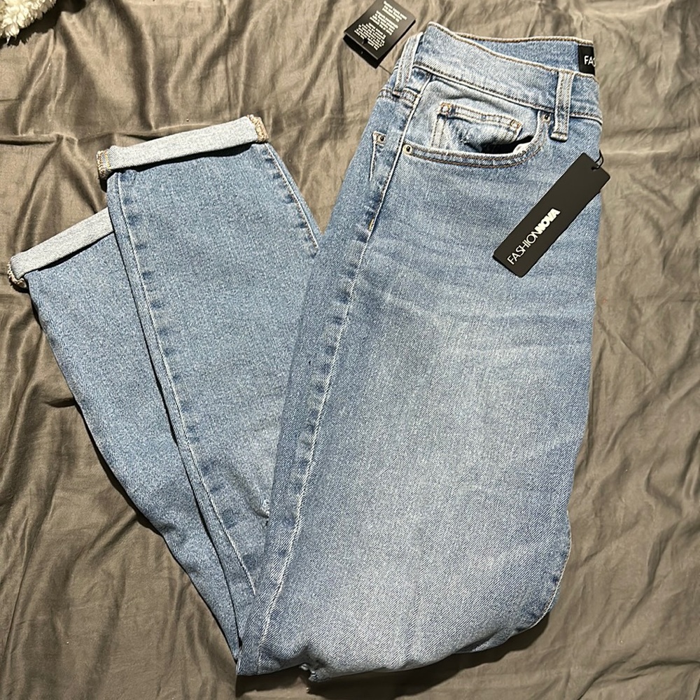 medium wash jeans